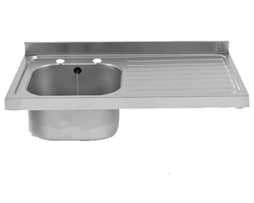 Franke Sissons Catering Sink Only Right Hand Drainer, 1000x600